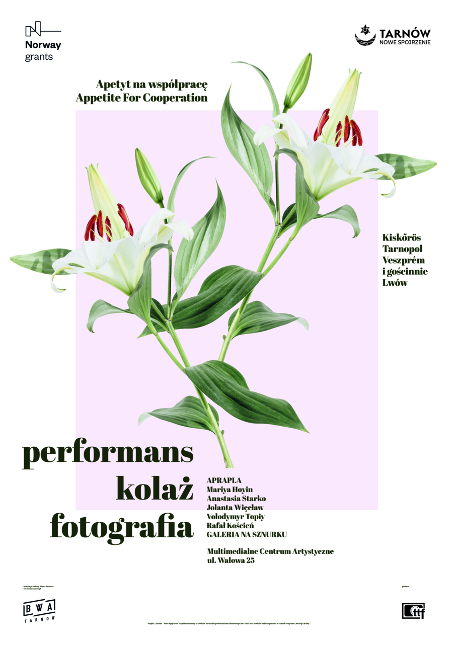 Plakat wystawy "Apetyt na współpracę"